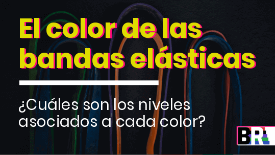 bandas elásticas con diferentes colores